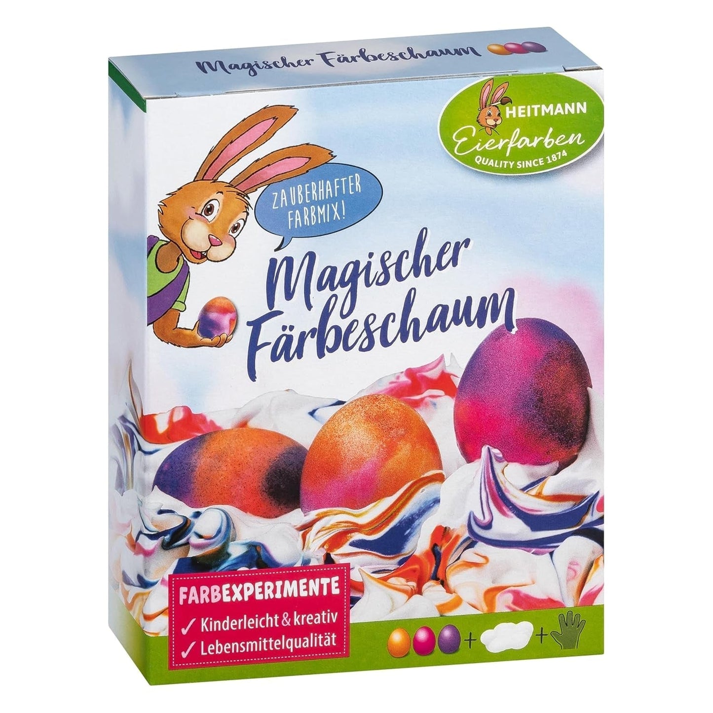 Heitmann Äggfärger - Äggexperiment - Magic Coloring Foam