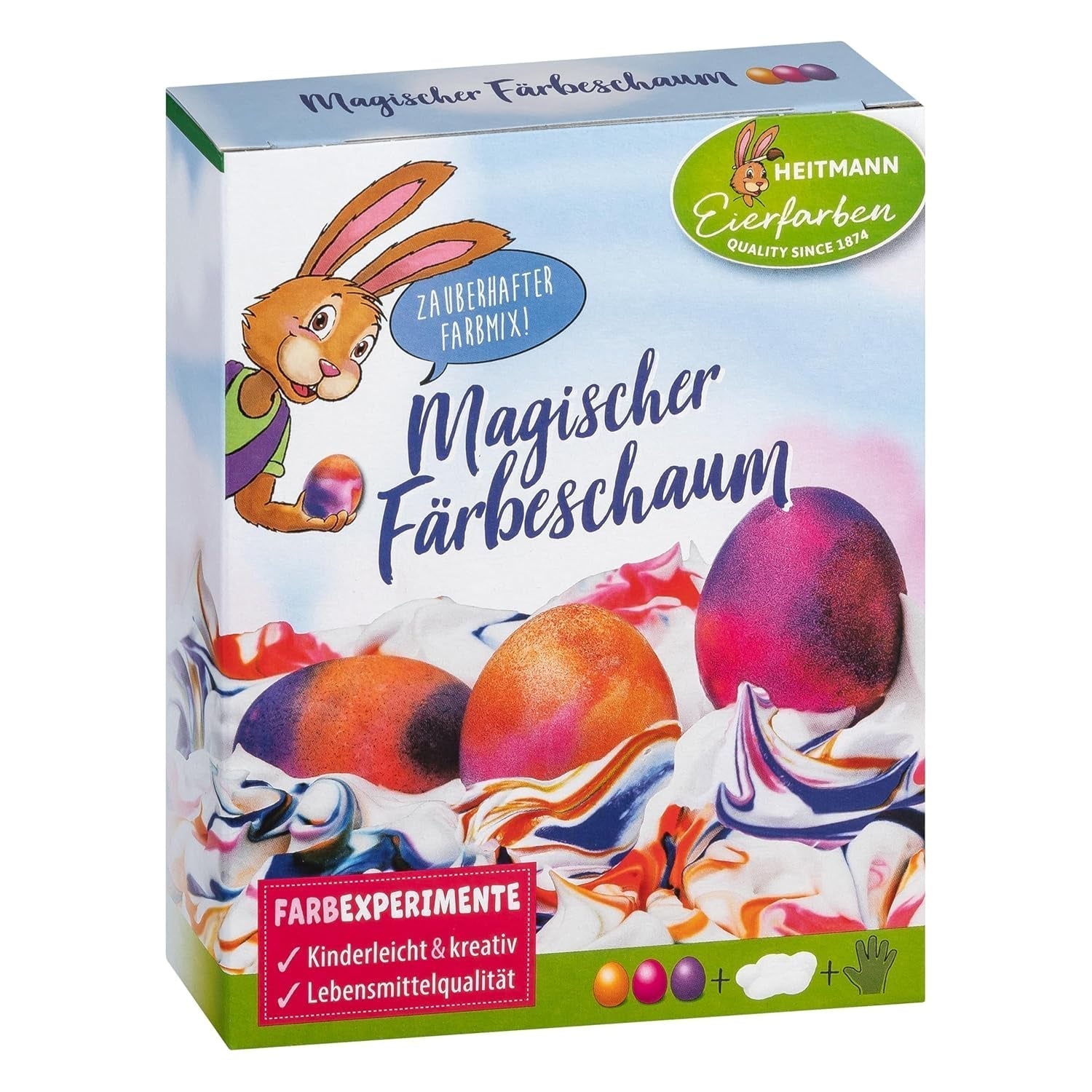 Heitmann Äggfärger - Äggexperiment - Magic Coloring Foam