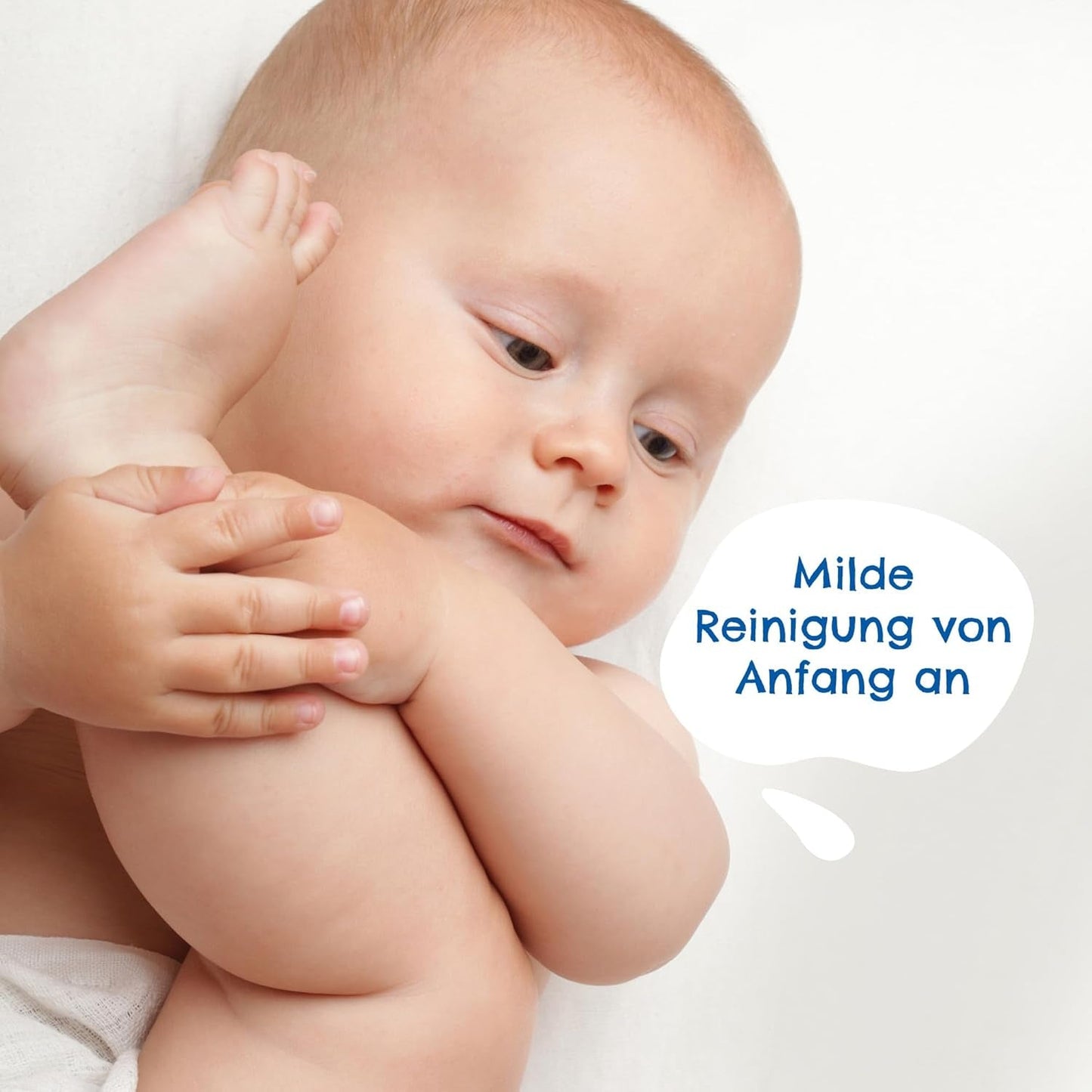 PAEDIPROTECT våtservetter för baby 1 x 10 st Känsliga våtservetter för babyvatten 99 % vattenparfymfri baby & barn ömtålig hud Kokosextrakt Mikroplastfri vegansk (5-pack)