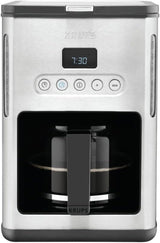 Kaffeespressomaskin med filter Krups KM442D Premium | 10-15 koppar | 1000 watt | programmerbar | varmhållningsfunktion | rostfritt stål | svart