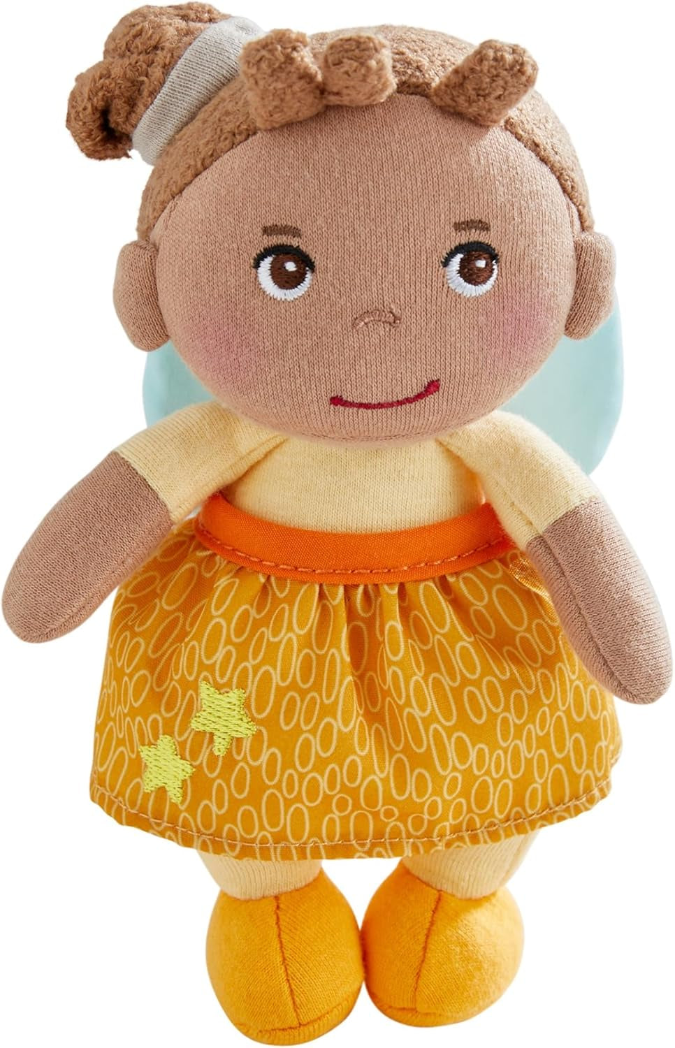 HABA Guardian Angel Holly - Docka i mjuk tyg (15 cm), perfekt välkomstpresent för spädbarn och småbarn - Tvättbar i 30 °C - 2011871001