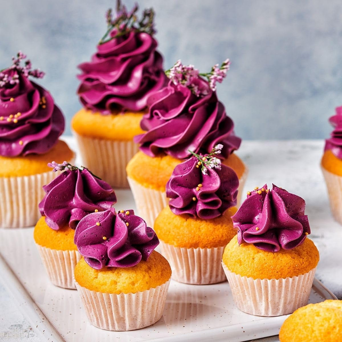 Funcakes Mix Für Buttercreme: Einfach Zu Berübenen, Cremig, Perfekt Zum Dekorieren, Abdecken Und Füllen Von Kuchen, Belag Auf Cupcakes, Halal., 1 Kg Mix för bakning och matlagning Naty Shop