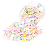Super Streusel Carusel Pastell, strössel i pastellfärger, 90 gram Sprinkles Naty Shop