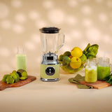 Cecotec Standmixer Retro Retrotwist Green. 800W Maximale Leistung, Pulse-Funktion, 4-Klingen-Messer Mit Schwarzer Titanbeschichtung Och 1L Krug, Vintage-Design i Grün Kitchen Naty Shop