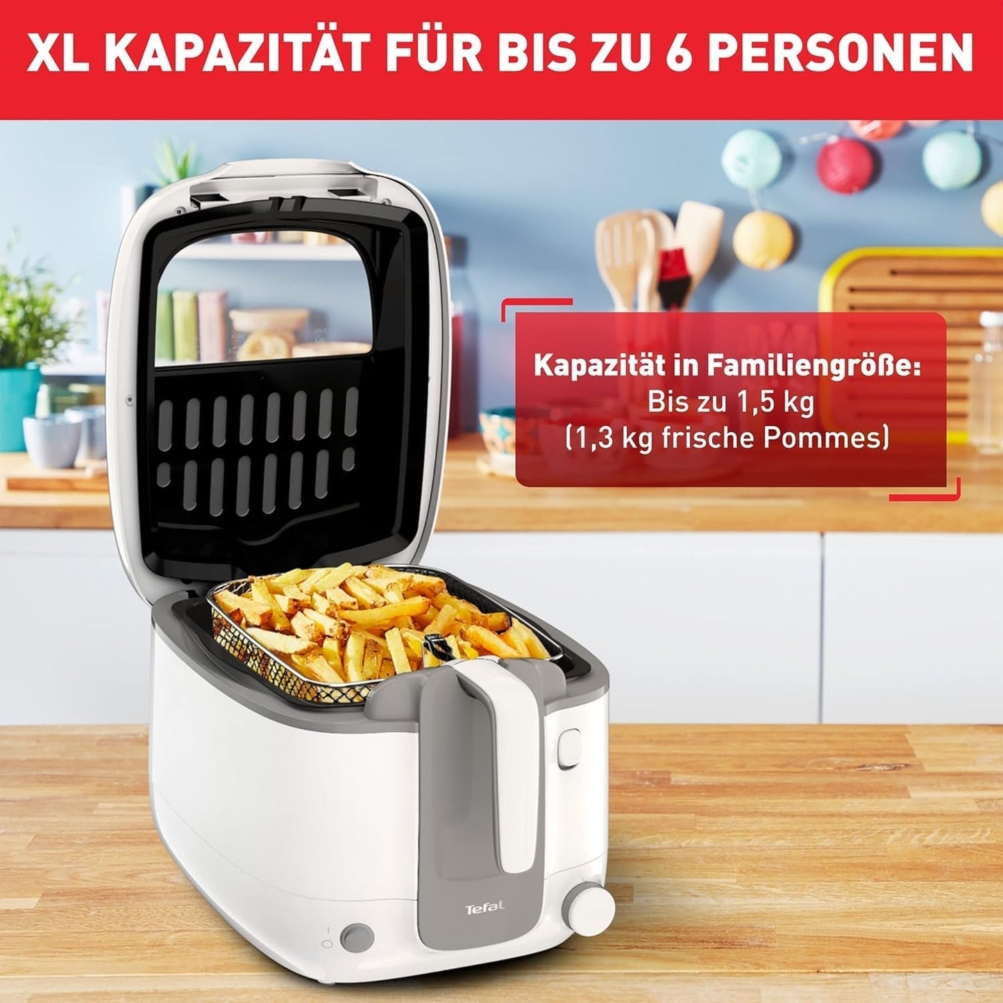 Tefal Super Uno Access fritös, kapacitet 2,2 L, diskmaskinsäkra delar, luktfilter Vitvaror Naty Shop