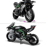 LEGO Technic Kawasaki Ninja H2R motorcykel, barn och vuxna födelsedagspresent, dekoration, leksak, modell för pojkar och flickor ålder 10+ 42170 Byggset Besuche den LEGO-Store