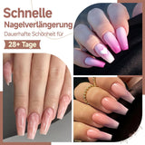 Ballerina Gel Nail Tips 216st 12 Storlekar Soft Gel Nail Tips Heltäckande Nail Extension Set Semi Matt DIY Home Art