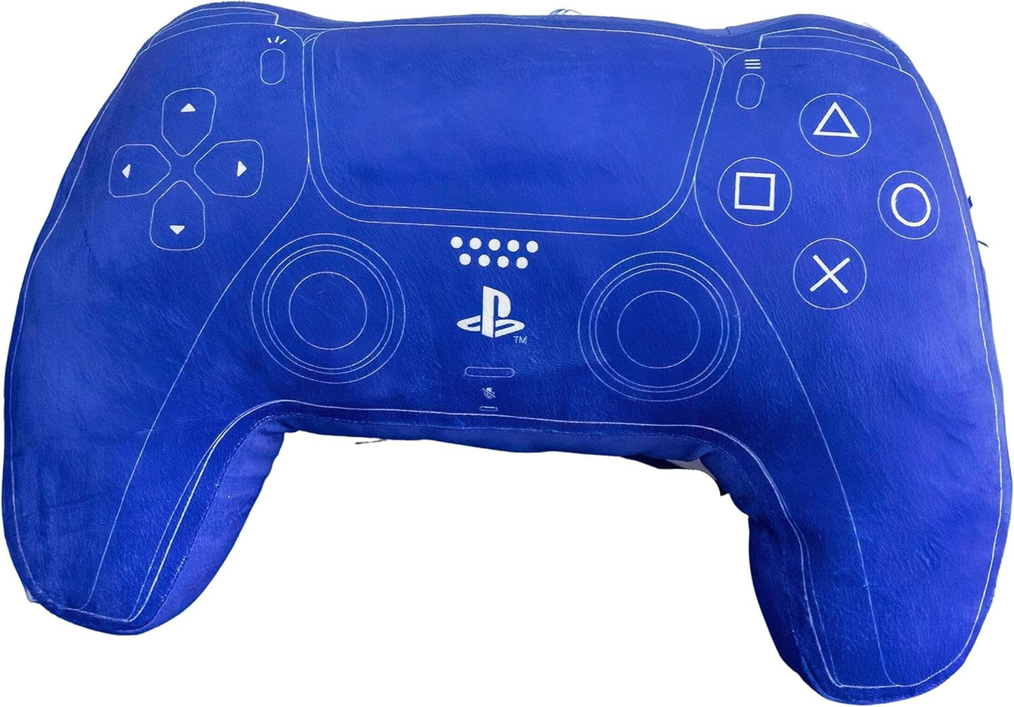 Character World: Officiellt licensierad Playstation Controller-formad kudde, handenhetsdesign, fylld plyschkudde | Perfekt för inredning i sovrum eller lek, Blue Naty Shop Standard Kuddar Standardtitel