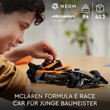 LEGO Technic NEOM Mclaren Formula E racingbil, racerbilleksak för 9 år gamla pojkar och flickor, modellbilsats, inredning för barnrum, födelsedagspresentidé 42169 Byggset Beuche den LEGO-Store