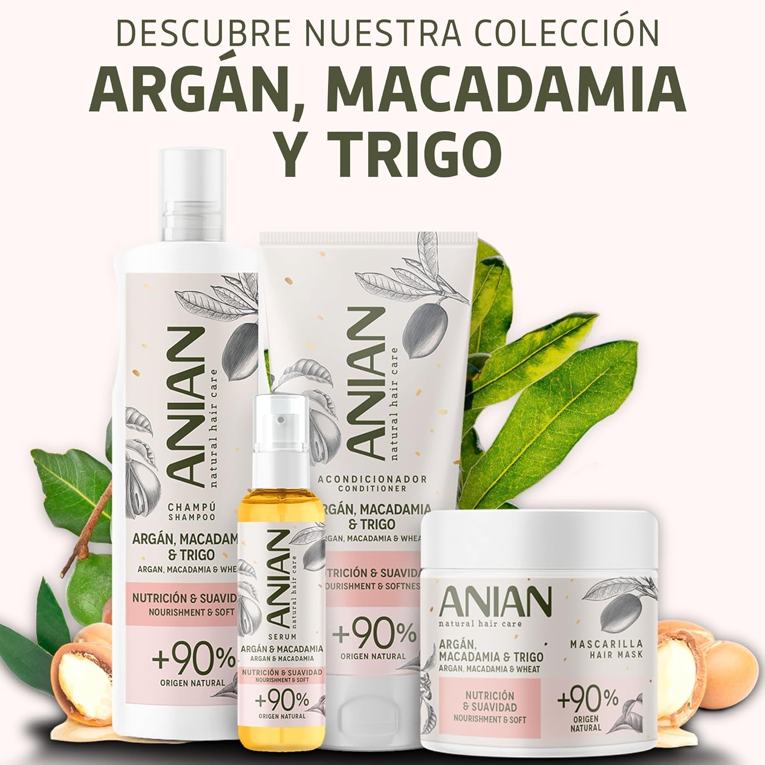 ARGÁN nutrition y suavidad mascarilla 350 ml Hårmask Naty Shop
