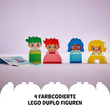 LEGO DUPLO Big Feelings, byggstaplingsspel med 23 färgglada klossar och 4 figurer, motorisk leksak för att främja den sociala och känslomässiga utvecklingen hos små barn från 18 månader 10415 Byggset Beuche den LEGO-Store