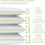 Ortopedisk nackstödskudde för 80X40, 800X400 mm, viskoelastisk kudde, visco kudde, kudde, memory foam nackkudde, viscoskum, sömn, vit (710 X 420 X 120 mm) Cervikala ortopediska kuddar Naty Shop