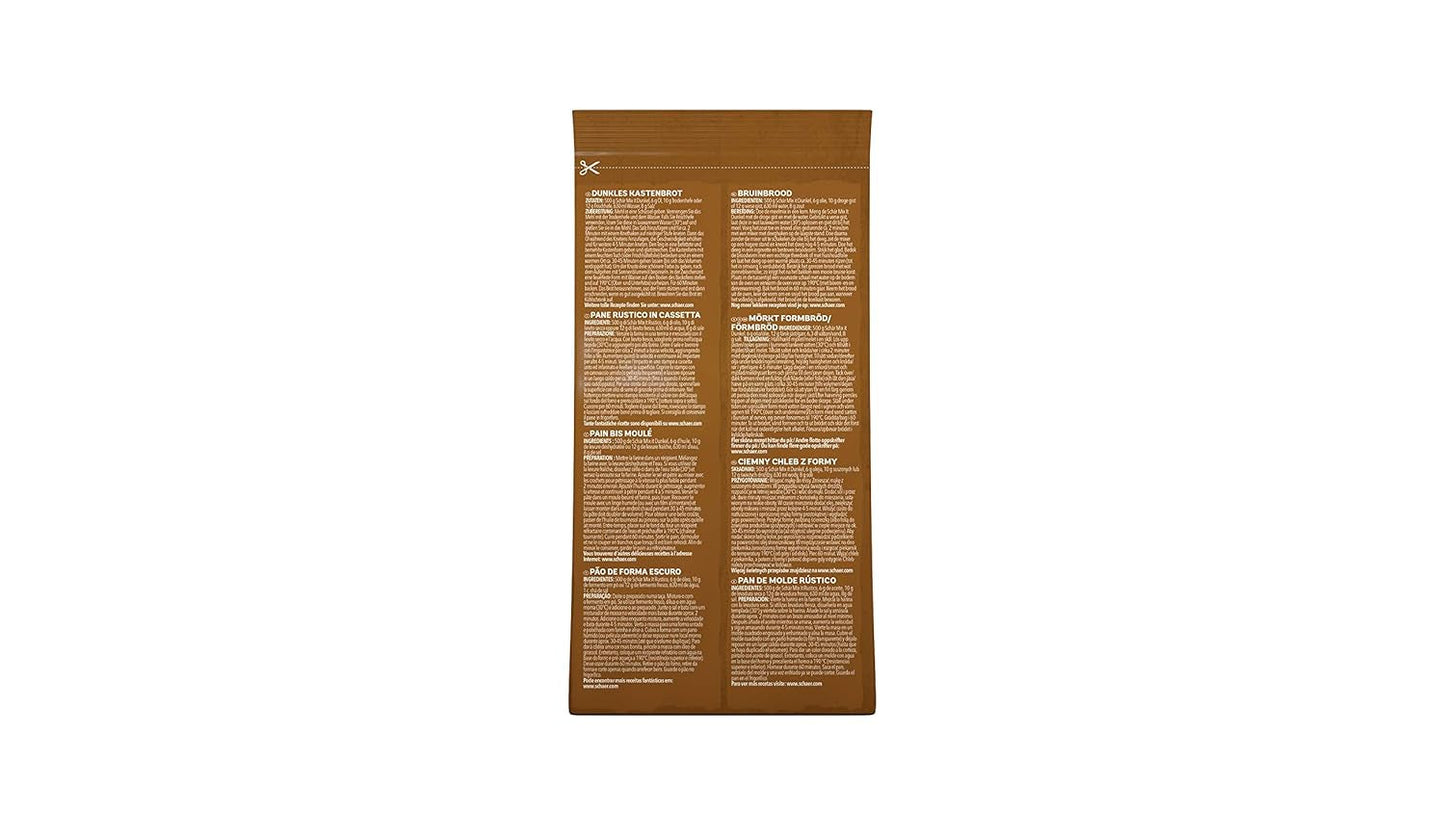 Mix It Dunkel Backmischung Glutenfrei 1Kg, 10Er Pack Blandning för bakning och matlagning Naty Shop