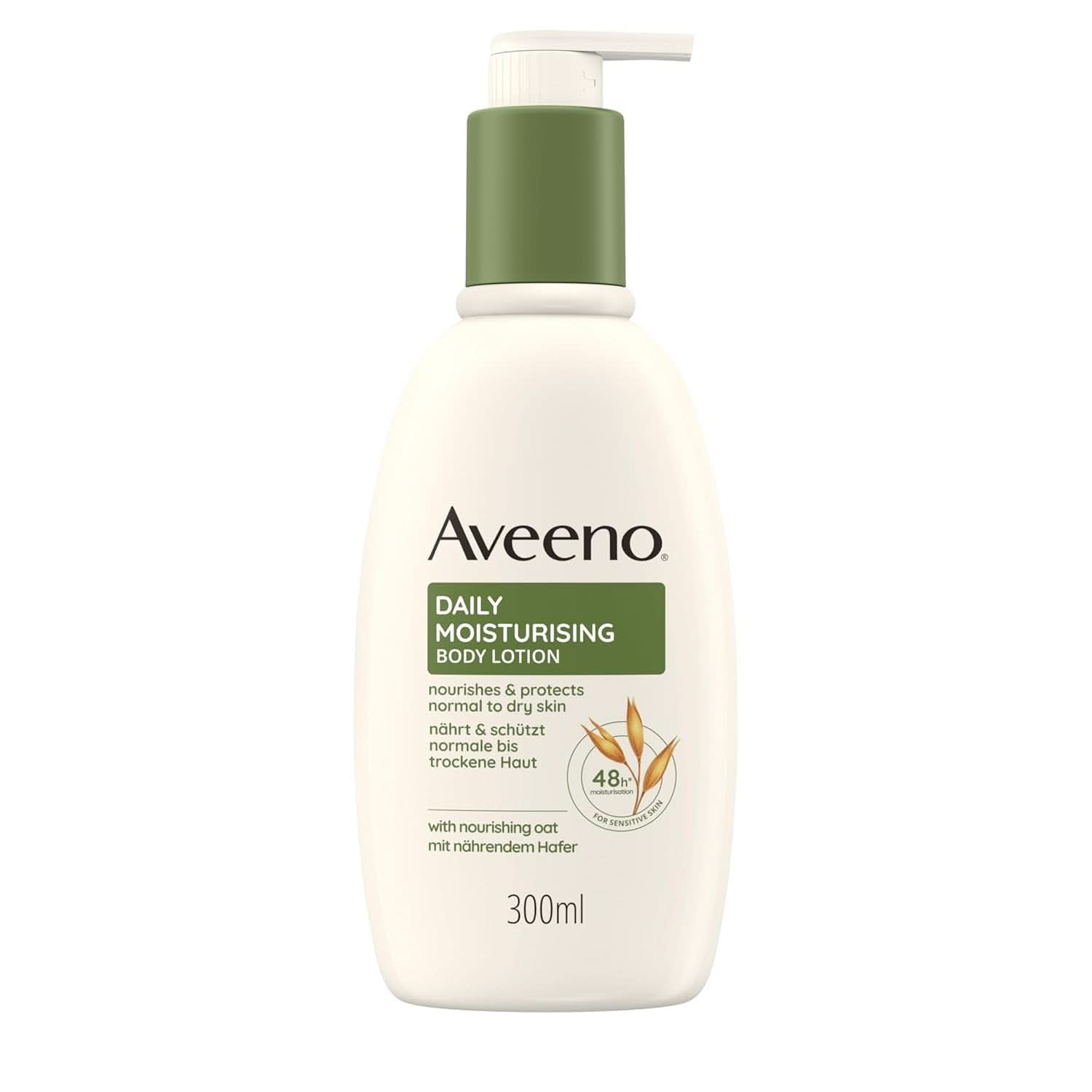 Aveeno Daily Moisturizing Body Lotion, 300 ml Cosmetics and Beauty Naty Shop För mycket torr känslig hud