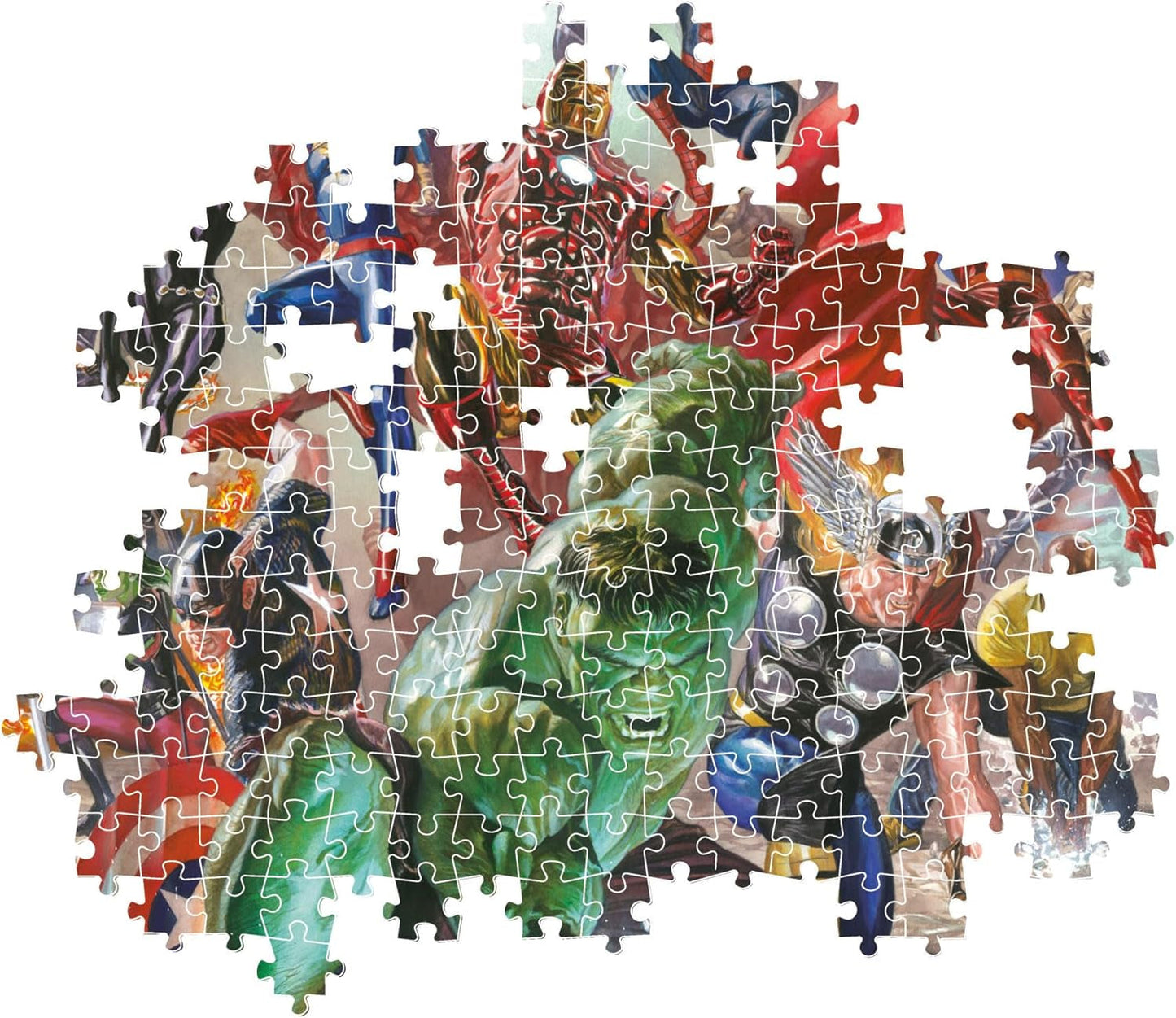 Clementoni Marvel Pussel 500 bitar Vuxna - Vuxenpussel i 49 X 36 cm - Utmanande vuxenpussel från Clementoni 35546 Puzzle Naty Shop