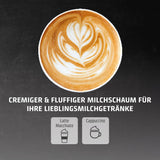 Caso Espresso Gourmet - Portafilter Espressomaskin i rostfritt stål, kraftfull 19 bars Ulka-pump, med mjölkskummare, för malet kaffe eller ESE-kaffekapslar, för 2 koppar, med koppvärmare