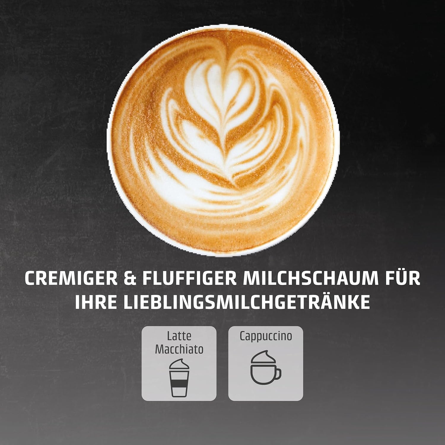 Caso Espresso Gourmet - Portafilter Espressomaskin i rostfritt stål, kraftfull 19 bars Ulka-pump, med mjölkskummare, för malet kaffe eller ESE-kaffekapslar, för 2 koppar, med koppvärmare