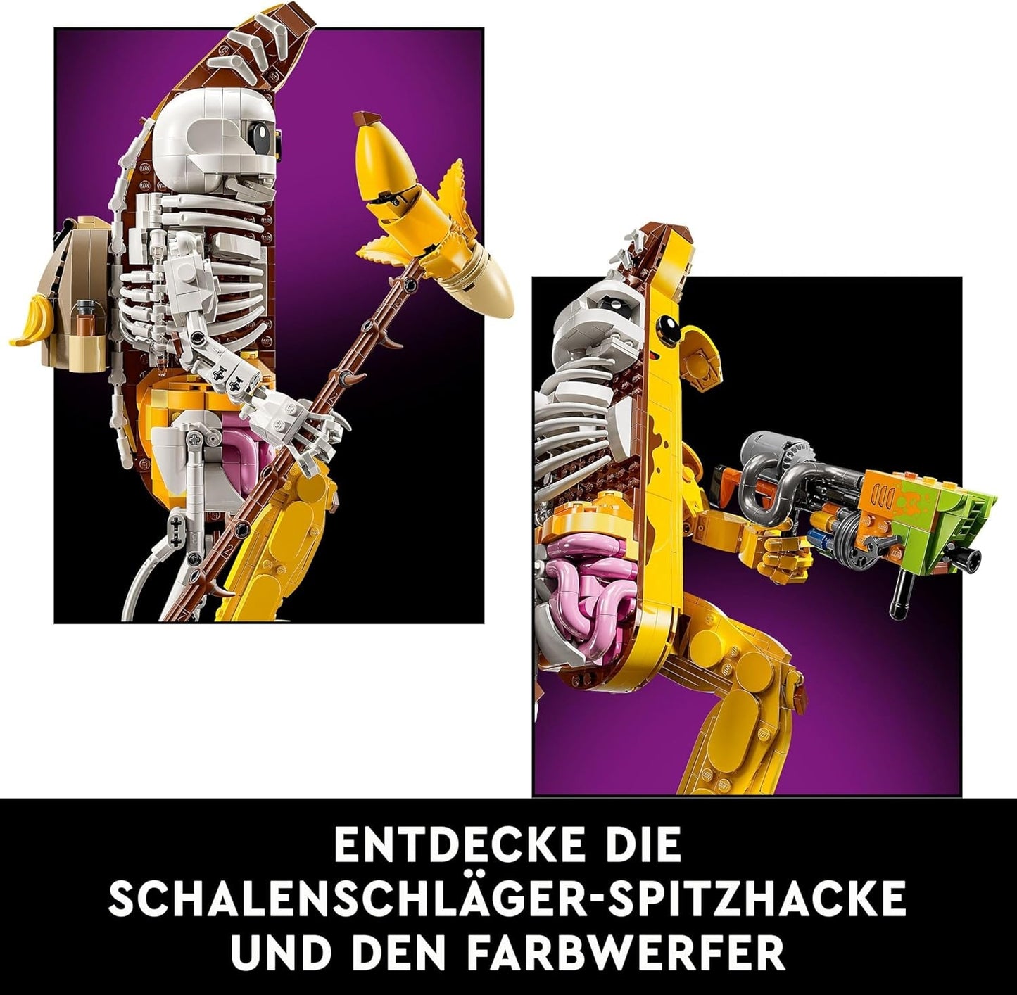 LEGO Fortnite benshali - Inklusive färgkastare och skålplockning - Samlarobjekt för videospelsfans - Byggset för vuxna som hem- eller kontorsdekoration - 77072 Byggset Besuche den LEGO-Store