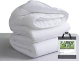 Tural - Quilt 150 X 220 cm med Aloe Vera-behandling, fiberfyllning 300 G/M², mjuk, andningsbar, Oeko-Tex certifierad (vit, säng 90 cm) Täcken och täcken Naty Shop 150X220