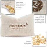 schweizisk furu familj schweizisk furu kudde Helt enkelt himmelskt drömmande 30X20 cm, trä, naturlig, 1 st (1 pack) Naty Shop standard kuddar