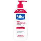 Mixa Urea Cica Body Lotion XXL, Med urea och regenererande panthenol, Lugnande och skyddande kroppsmjölk, För torr hud, 400 ml Dusch och bad Naty Shop