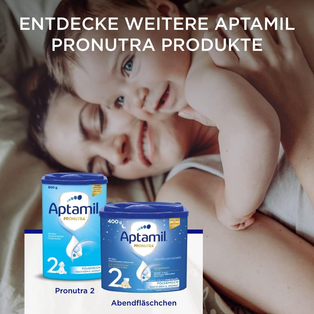 Aptamil Pronutra 2, tillskottsmjölk efter 6 månader, drickfärdig barnmjölk (4 x 200 ml)
