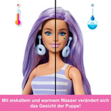 Barbie Pop Reveal Series Set med modedocka och tillbehör, Candy Series, Donut Dreams Design med husdjur, 8 överraskningar inklusive färgbyte, JFY60