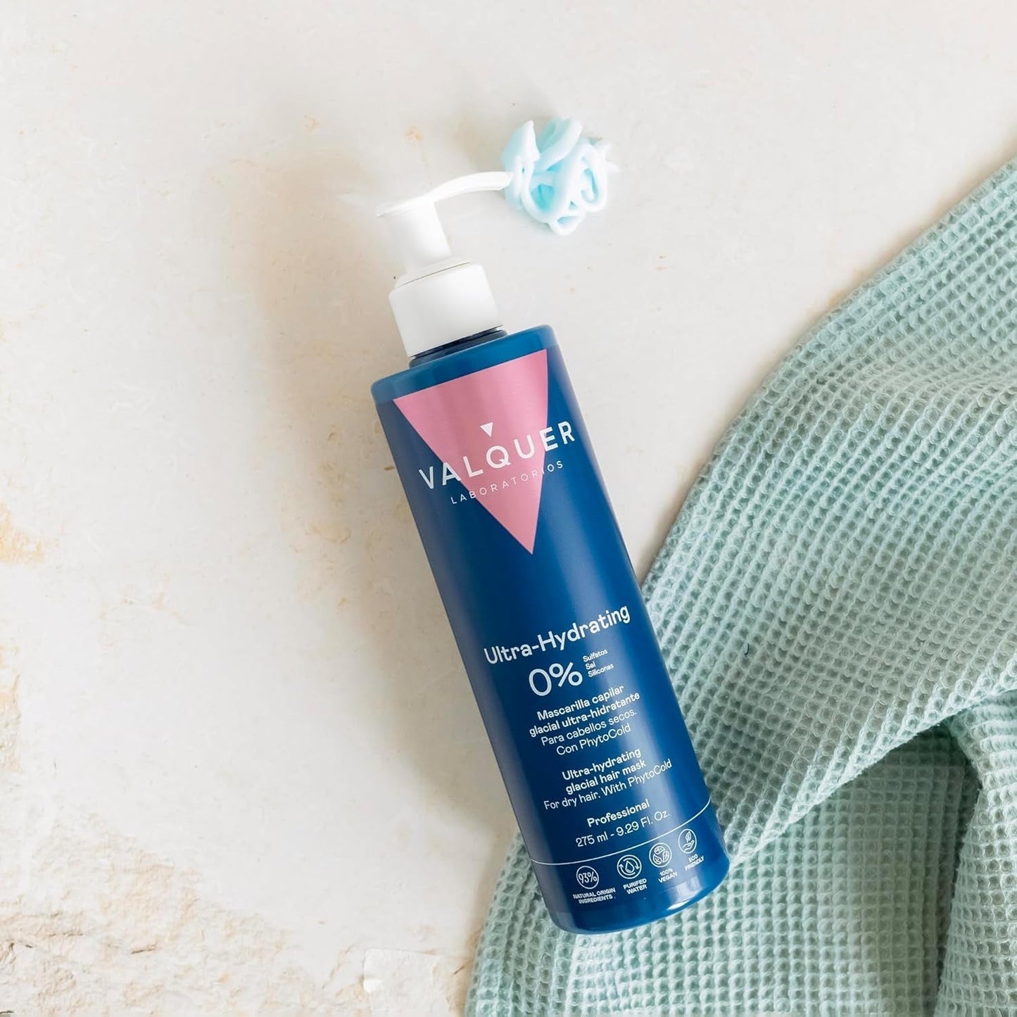 Valquer Profesional Ice Hair Mask - Ultrafuktande hårmask utan sulfater, salter och silikoner Naty Shop hårmask