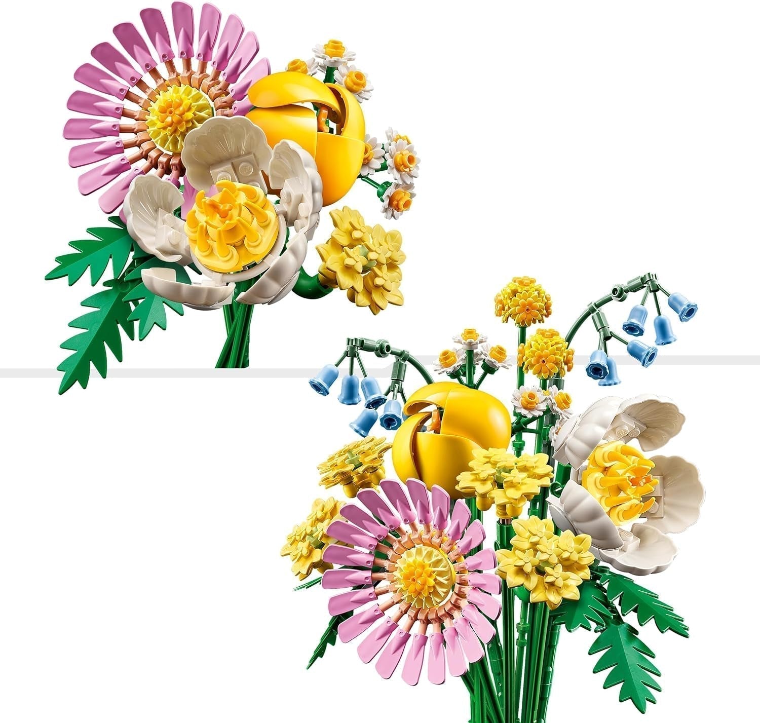 LEGO Botanicals Liten sommarbukett - Byggsats med konstgjorda blommor - Inkl. blåklockor, smörblommor, tulpaner - Presentidé för kvinnor, mammor och män - 10347 Byggset Besuche den LEGO-Store