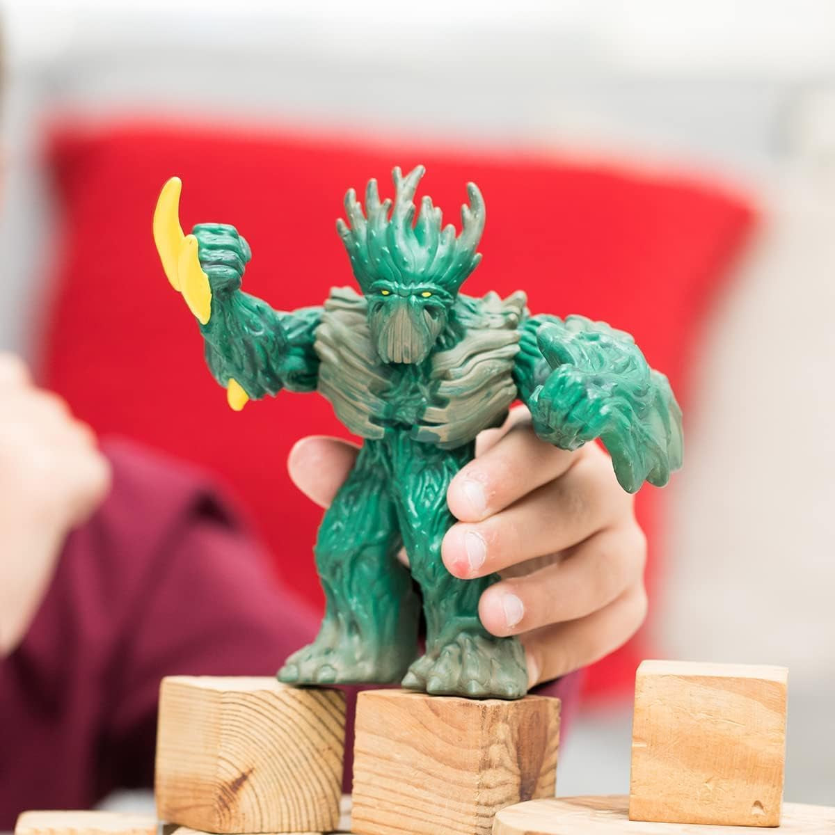 Schleich ELDRADOR VARELSER | Jungle Ruler 70151 | ELDRADOR Schleich monsterlekfigur med roterbart huvud och rörliga armar | Bra present till barn | Från 7 år | 14 X 7 X 114 Cm Actionfigurer Naty Shop