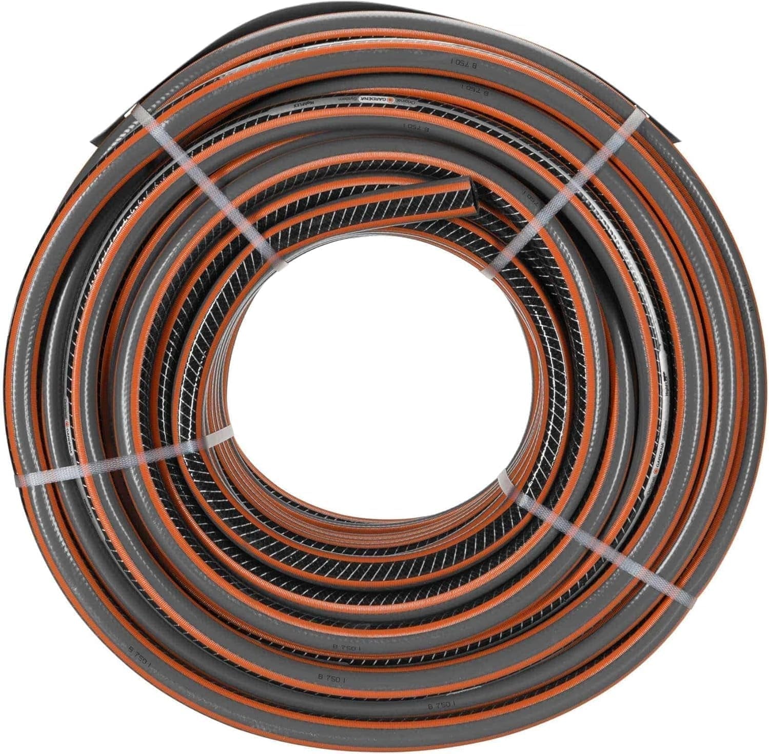 Gardena Trädgårdsslang Polyvinylklorid (PVC), Comfort HighFLEX 19 mm (3/4 tum), 50 m: Trädgårdsslang med Power-Grip-profil, 30 bar sprängtryck, mycket flexibel, formstabil, UV-beständig, packad (18085-20)
