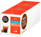 NESCAFÉ DOLCE GUSTO Lungo Decaffeinato kaffekapslar 3er Pack (3 x 16 kapslar)