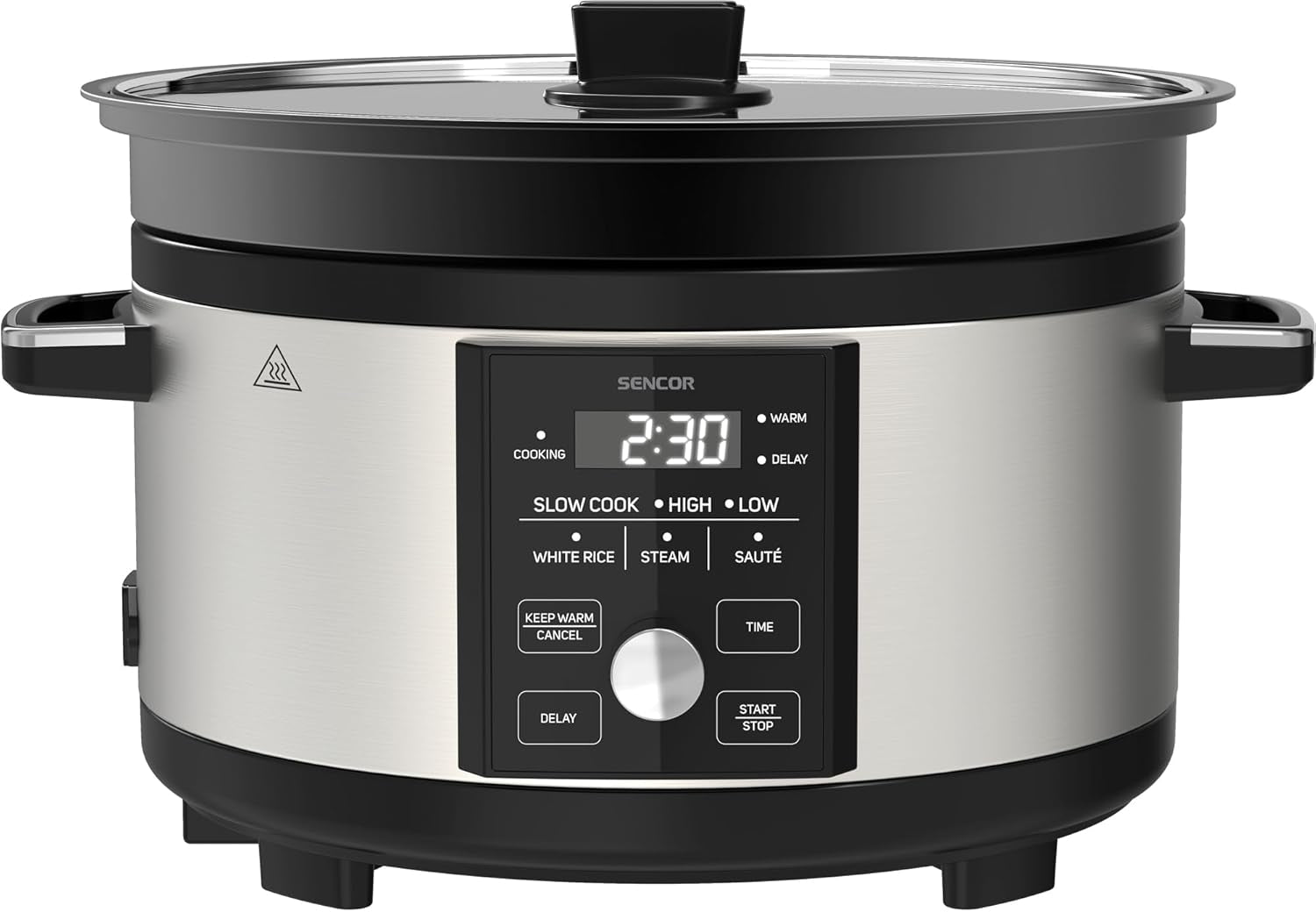 Slow Cooker SPR 5520SS SENCOR Slow Cooker Naty Shop Svart 5,5 liter