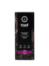 khadi ört-hårfärg SVART - Färga ditt hår mystiskt djupt svart utan en blå nyans - 100% ört, naturligt och veganskt - 100g Hårfärgning Naty Shop Standardtitel