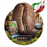 Rostade kaffebönor Italiana Bellagio 1kg | 80 % Arabica och 20 % Robusta | med inslag av nötter och mörk choklad | nyrostad, låg syra | för kaffemaskiner | Blue Orca Coffee