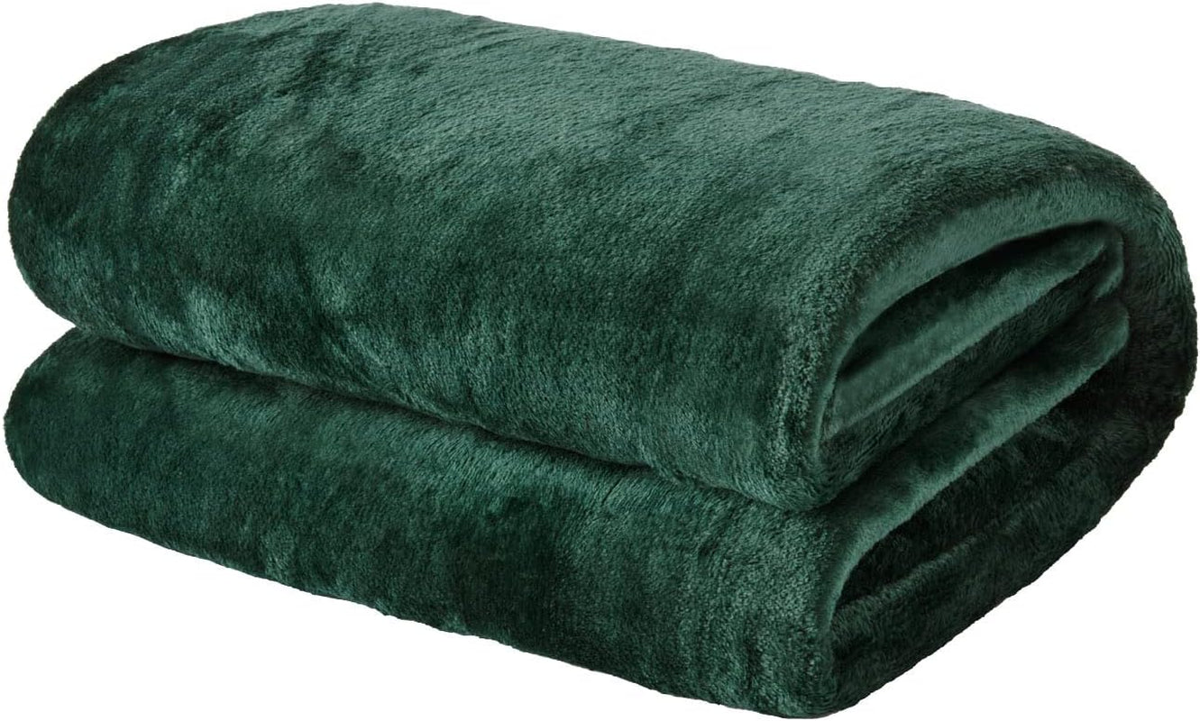Brentfords ultramjuka sängöverkast i fleece, Silvergrå, Stor dubbel - 150 X 200 Cm Sängar och filtar Beuche den Brentfords-Store Emerald Green 120 X 150 Cm