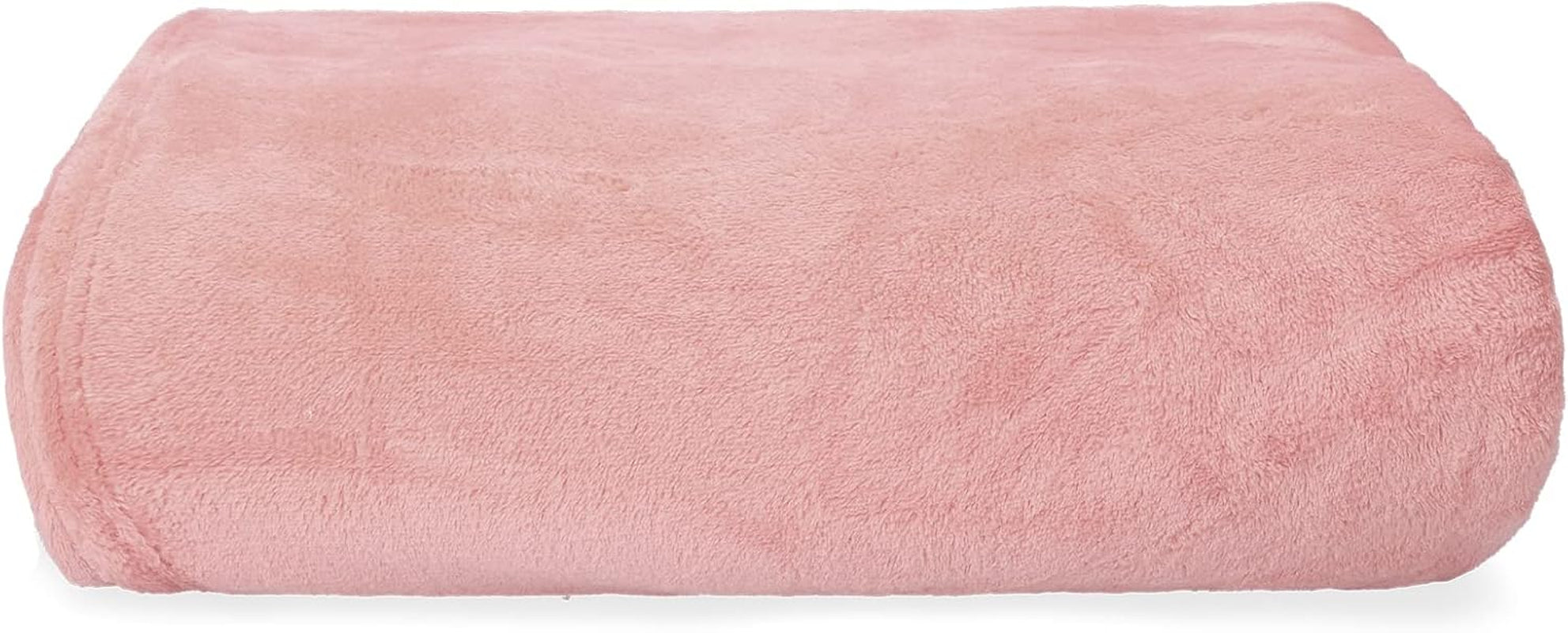 HOMLA Fluffig och varmröd fleecefilt - för soffa och säng Bekväm filt Sofffilt Vardagsrumsfilt - lättskött 150 X 200 cm Rosa Sängar och filtar Besuche den HOMLA-Store