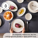Karaca Allure servisset för 12 personer, New Generation Bone - Raffinerat set för en sofistikerad matkultur