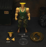Jada Toys Street Fighter Figure Guile (15 Cm) - Street Fighter 2: The Final Challengers Collectible Movable Action Figure med alternativt huvud, händer och tillbehör, ålder 13+ Actionfigurer Naty Shop