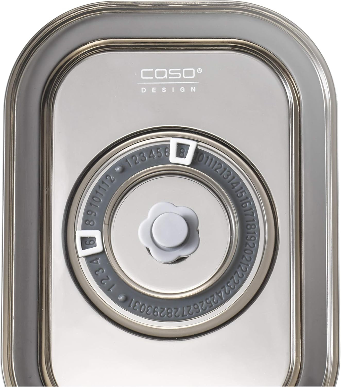 Caso Vacu OneTouch Eco-set, manuell vakuumförslutare, inklusive 3 vakuumbehållare i glas och VacuBoxx Eco-Duo S - vakuumfriskhetsbehållare / 2 behållare med 500 ml vardera Matförvaringslådor Naty Shop