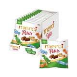 Merci Petits kaffegrädde - 12 x 125 g - Små vita chokladpraliner på fin choklad med kaffegrädde - individuellt inslagna chokladpraliner