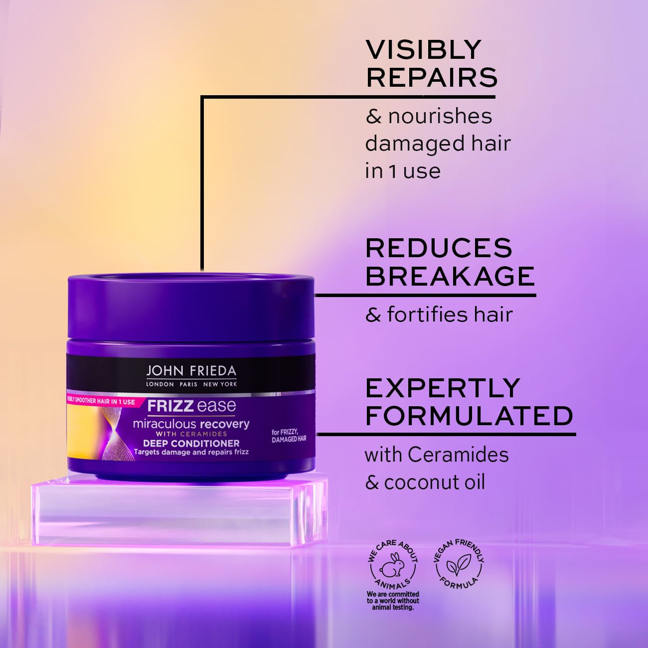 Frizz-Ease Mascarilla Fortalecedora Intensiva 250 Ml Hårmask Naty Shop