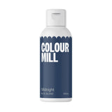 Livsmedelsfärg Färg Mill Oil Blend Midnight Oil - Livsmedelsfärg för choklad, fondant, muffins, kakor, bakning, makroner - Livsmedelsfärg för att dekorera tårtor - 100 ml