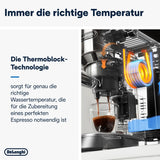 De'Longhi Dedica Style EC 685.B – Espressomaskin med portafilter, espressomaskin med professionell mjölkskummare, endast 15 cm bred, för malet kaffe eller ESE-kapslar, 1 l vattentank, svart