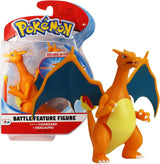 Pokémon PKW0368 - Battle Feature Figure - Glurak Officiell rörlig figur 11,5 cm Actionfigurer Naty Shop Standardtitel