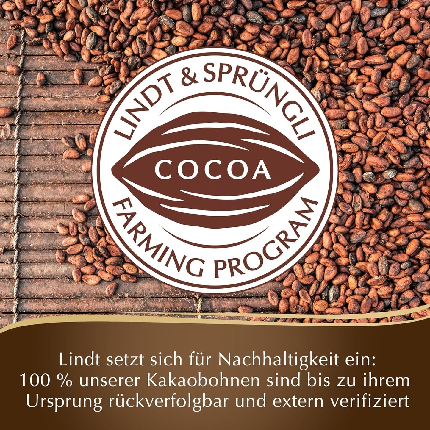 Lindt Choklad | Choklad med mjölk och nötter | 300g | Den finaste helnötsmjölkchokladen | Chokladkaka