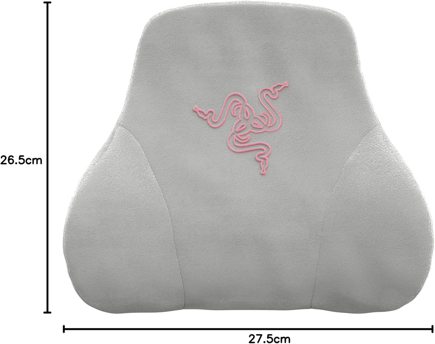 Razer Head Cushion - Nack- och huvudkudde för spelstolar (ergonomisk design, memory foam, mjukt svart sammetsöverdrag) Quartz Naty Shop Standardkuddar