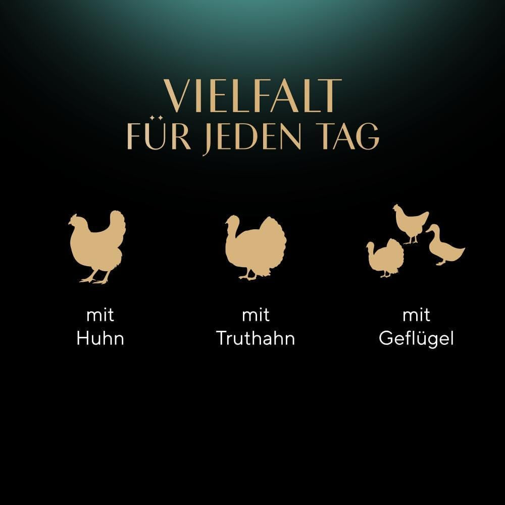 Sheba portionspåsar våtmat för katter, färsk & fin kalkon- och kycklinggelé Multipack, 6x6x50 g - högkvalitativ kalkon- och kycklinggelékattmat