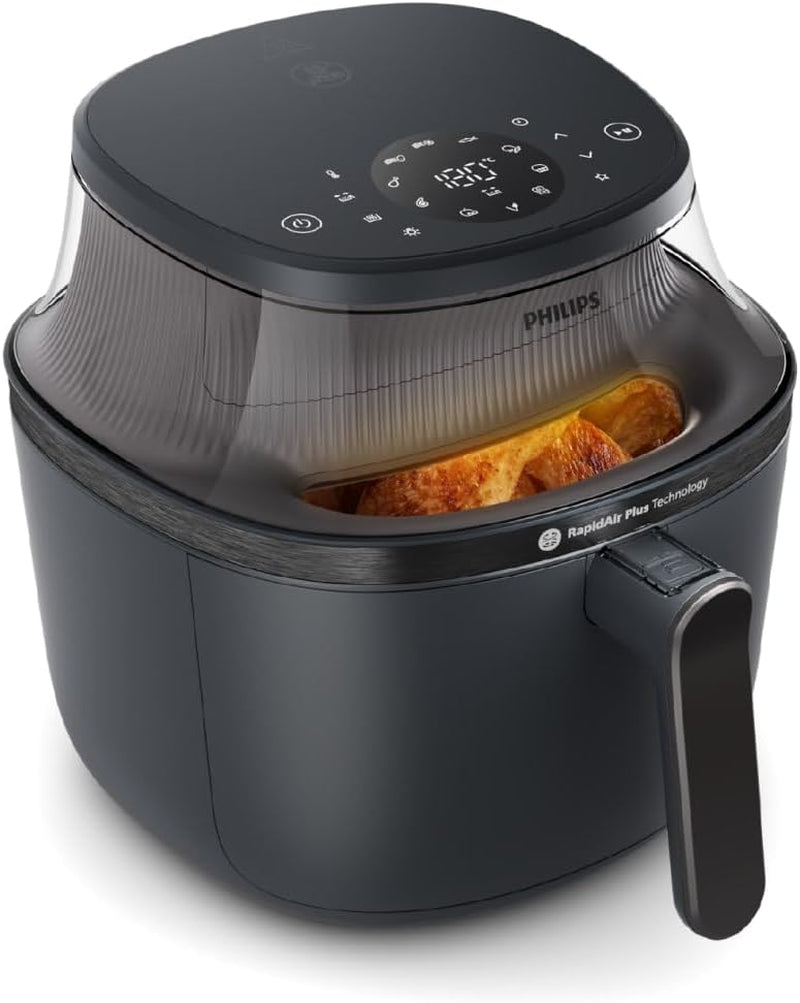 Philips Airfryer 3000 Series 6,2L, Matlagningsfönster, 16 matlagningsfunktioner i 1, Rapidair plus-teknik, Fettborttagning, Receptapplikation Homeid Appliances Naty Shop 6,2 L