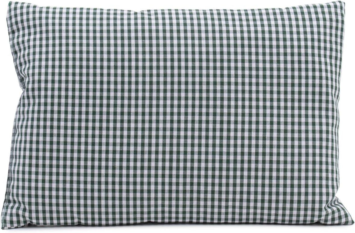 Gözze - Örtdoftande kudde, 200 G örtblandningsfyllning, 100 % bomullsöverdrag, 30 X 20 Cm - Plädgrön Naty Shop Standardkuddar